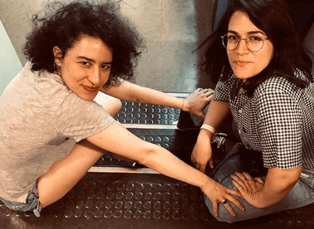 With Her Comedy Partner